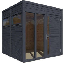Cabină de grădină modernă cu fereastră și ușă de sticlă