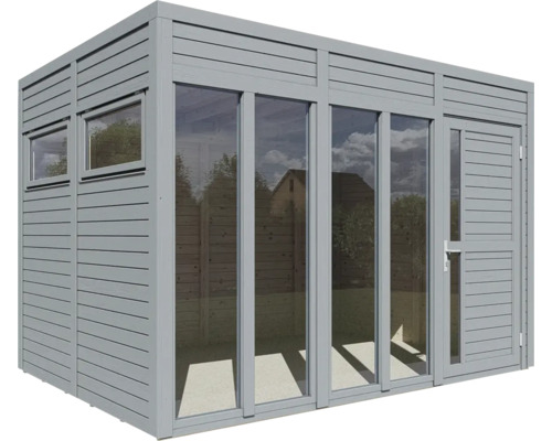 Cabină de grădină cu ferestre și ușă