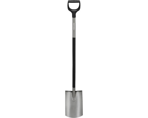 Cazma cu vârf rotunjit Fiskars Ergonomic, lungime coadă 125cm