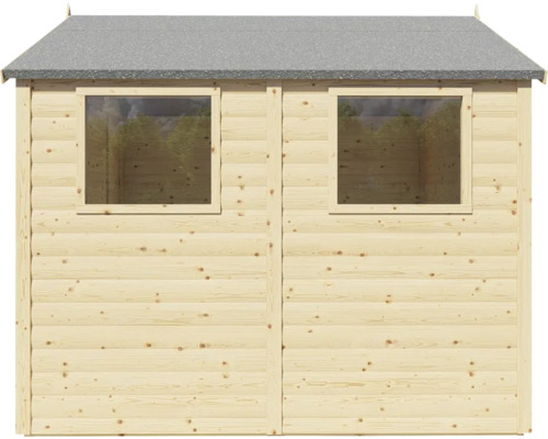 Cabină de grădină cu două ferestre