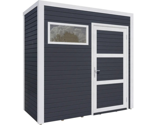 Cabină de grădină din lemn cu fereastră și ușă