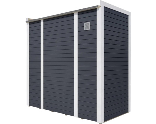 Șopron de scule din lemn cu aerisire