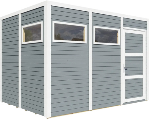 Cabină de grădină cu ferestre și ușă