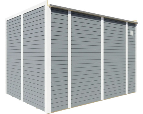 Cabină de grădină din lemn cu placare orizontală