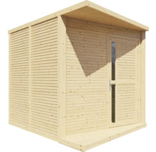 Căsuță de grădină Bertilo Design Concept cu podea 237x297 cm, natur