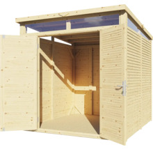 Căsuță de grădină Woodline 226x234 cm, lemn netratat