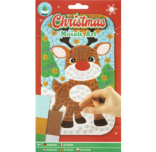 Set de artă mozaic de Crăciun cu motiv ren