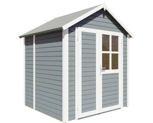 Cabină de grădină cu ușă dublă și fereastră
