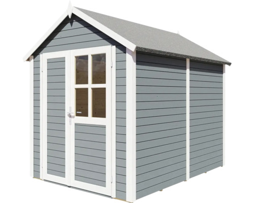 Cabină de grădină cu ușă dublă și fereastră