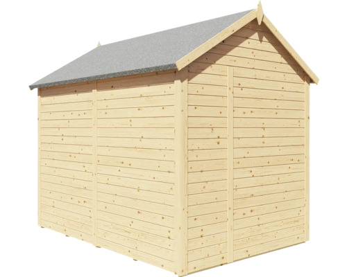 Căsuță de grădină din lemn cu acoperiș bituminos