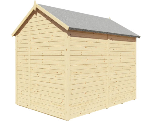 Căsuță de grădină din lemn cu acoperiș în două ape