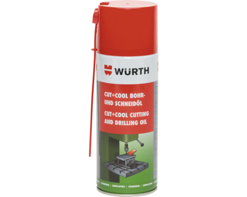 Spray lubrifiant pentru tăiere și filetare metale la rece Würth 400ml
