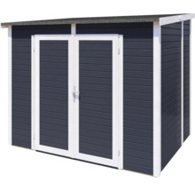 Cabină de grădină din lemn cu ușă dublă