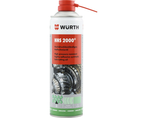 Spray lubrifiant vaselină auto Würth HHS 2000 500ml Ulei sintetic aderent de înaltă presiune Würth HHS 2000