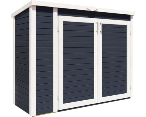 Cabină de grădină din lemn cu ușă dublă