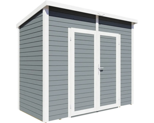 Cabină de grădină din lemn cu ușă dublă