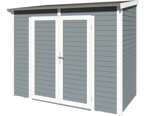 Depozit pentru grădină cu ușă dublă din lemn