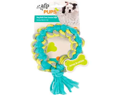 All for Paws Logo jucărie pentru câini Ring Multi Chew Sweater Rope