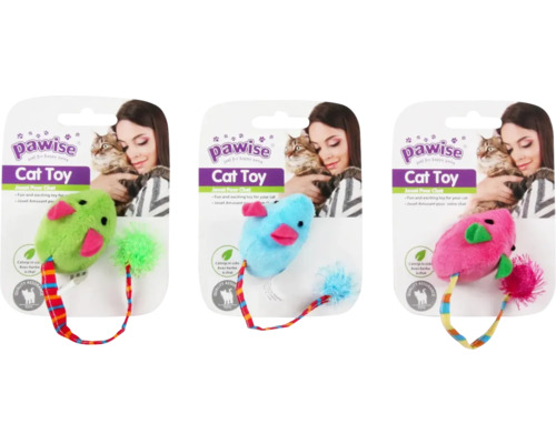 Jucărie pentru pisici Șoricel din pluș diferite culori