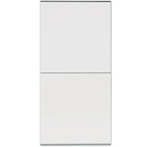 Suport pentru lemne de foc Bertilo 151x75x154 cm alb antracit