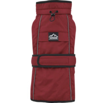 Jachetă de iarnă bordo pentru câini cu logo Outdoor