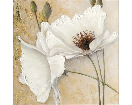 Tablou pictat manual Abstract Classics II 40x40 cm