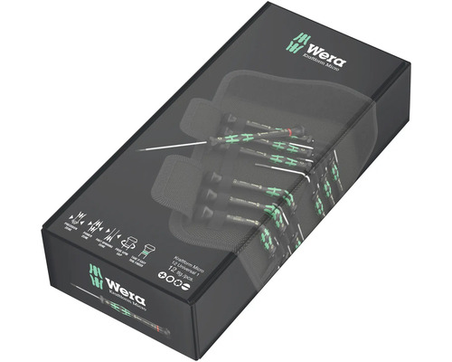 Set șurubelnițe Wera Kraftform Micro în ambalaj