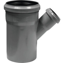 Racord tip Y pentru conductă de scurgere din plastic gri