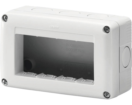 Doză suport aparataje Gewiss 4 module IP44, montaj | HORNBACH