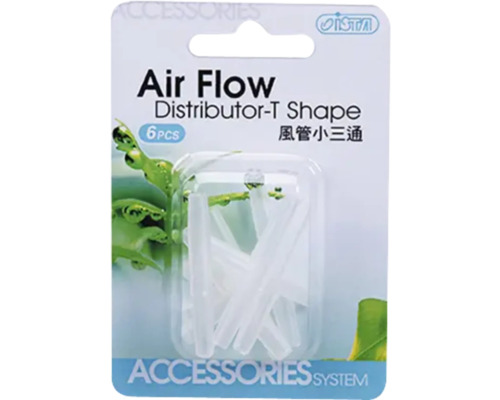 Pachet cu șase distribuitoare de aer în formă de T pentru acvarii
