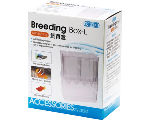 Ambalajul unei cutii plutitoare de reproducție a peștilor