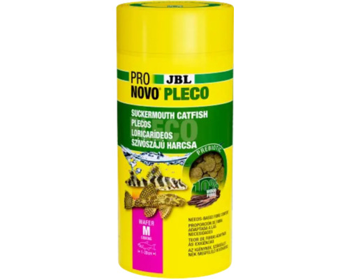 Hrană pentru pești acvariu JBL ProNovo Pleco Wafer M 1000 ml Hrană pentru pești acvariu JBL ProNovo Pleco Wafer M 1000 ml