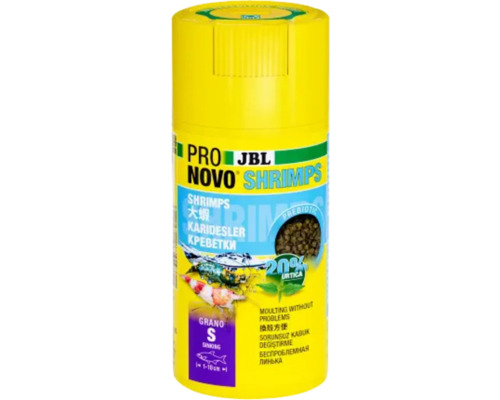 Hrană pentru creveți acvariu JBL ProNovo Shrimps Grano S CLICK 100 ml