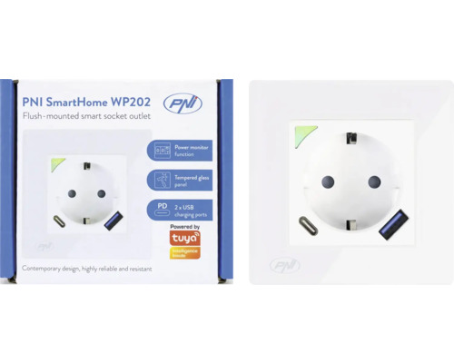PNI SmartHome WP202 priză cu port USB
