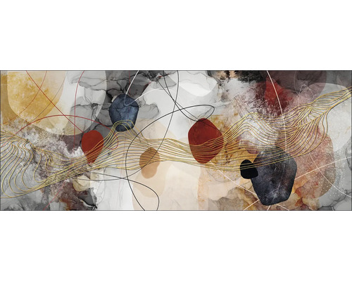 Tablou sticlă Lines And Shapes IX 80x30 cm