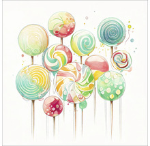 Tablou sticlă Lollies I 50x50 cm