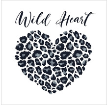 Tablou sticlă Wild Heart 50x50 cm