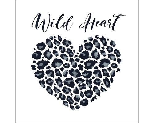 Tablou sticlă Wild Heart 50x50 cm