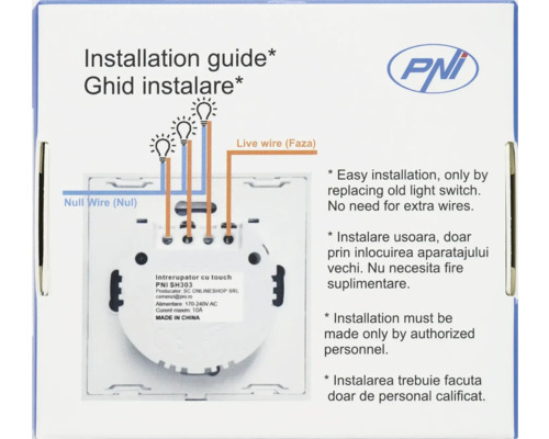 Ghid de instalare pentru un întrerupător de lumină