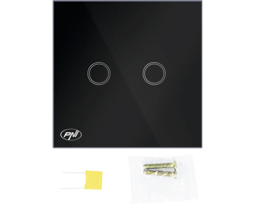 Întrerupător de perete tactil PNI cu șuruburi și condensator