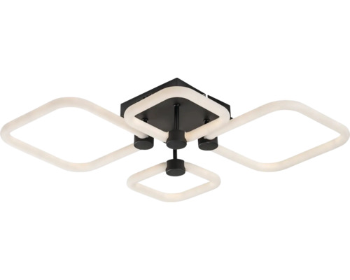 Plafonieră cu LED integrat Sotiris 47W 4000 lumeni 3000-6000K, cu telecomandă Lumină de plafon cu design geometric și iluminare LED