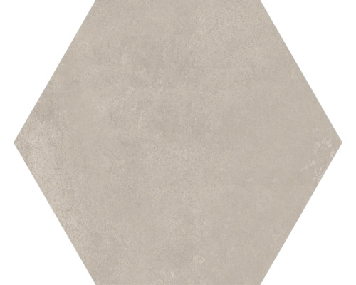 Gresie hexagonală porțelanată glazurată rectificată maro 21,5x25 cm