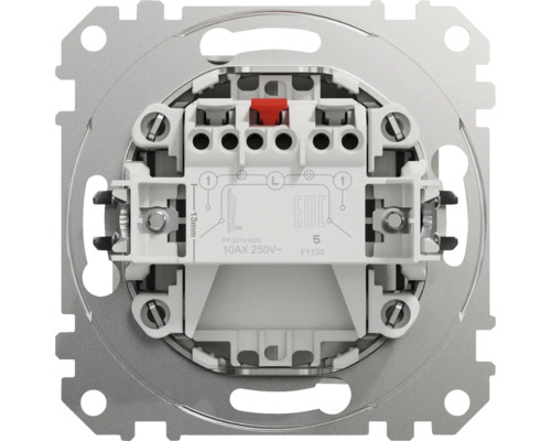 Vizualizare detaliată a unui întrerupător cu informații tehnice și conexiuni