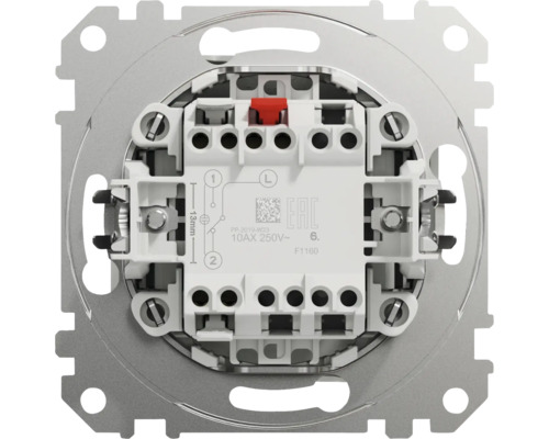 Imagine detaliată cu un întrerupător de lumină cu elemente de montaj