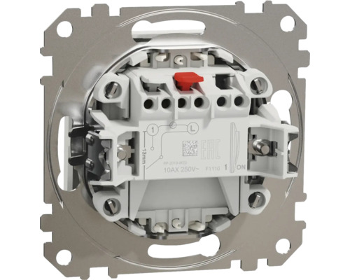 Vizualizare detaliată a unui comutator pentru instalații electrice