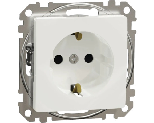 Priză cu ramă metalică