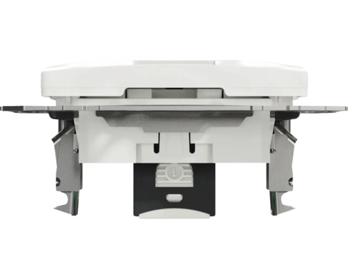 Vizualizare detaliată a unui comutator cu elemente de fixare