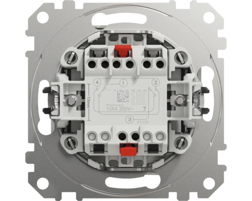 Vizualizare detaliată a unui comutator cu conexiuni electronice