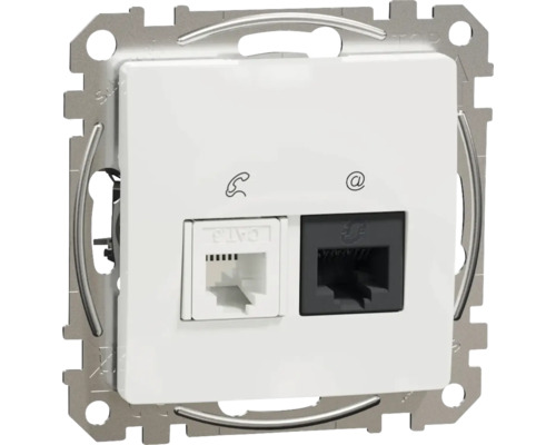 Priza de telefon și rețea pentru montaj pe perete