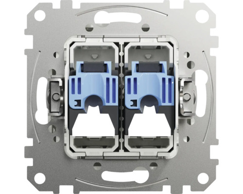 Placă centrală cu priză dublă RJ45